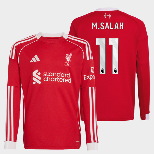 Liverpool 2025/26 local manga larga aficionado M. Salah 11