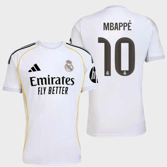Real Madrid 2025/26 local aficionado Mbappé 10