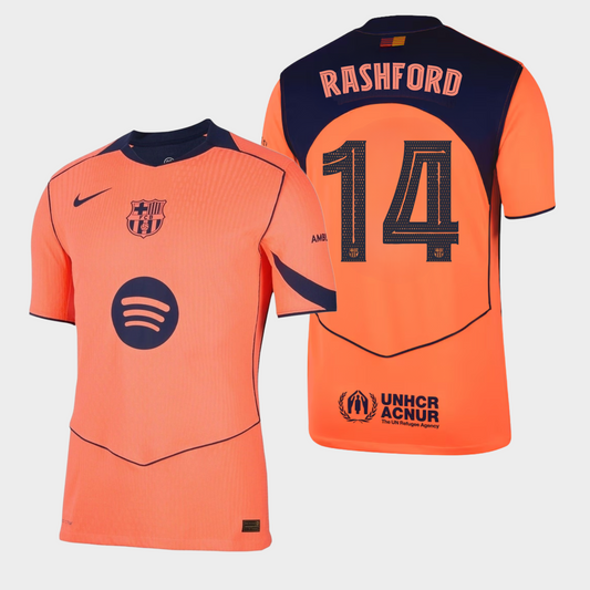 Barcelona 2025/26 alternativa auténtica Rashford 14