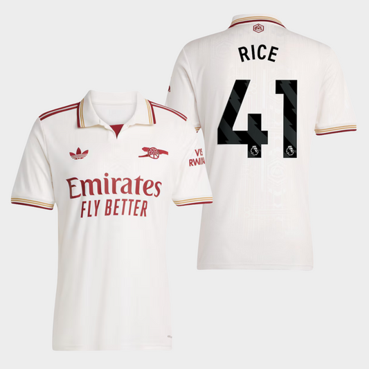 Arsenal 2025/26 alternativa aficionado Rice 41